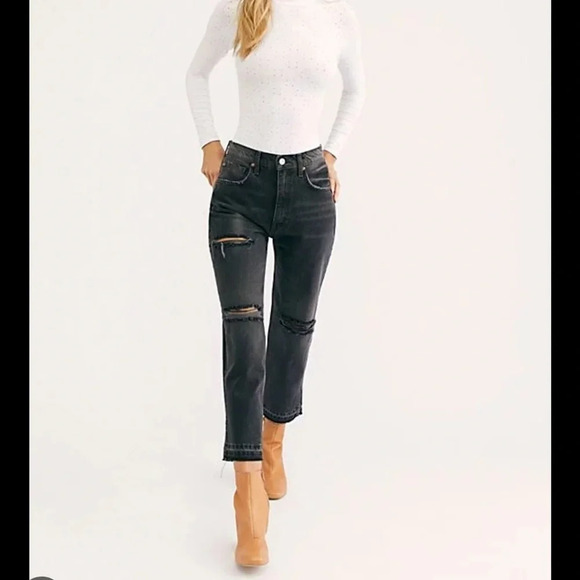 Free people we the free Lita Slim-Leg Jeans - Picture 1 of 14